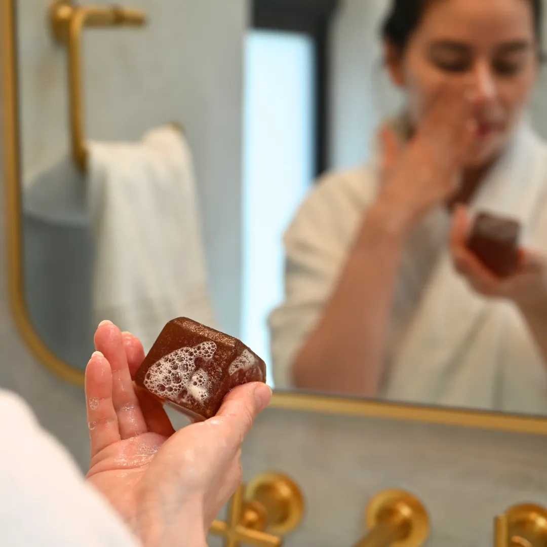 Rejuvenating Turmeric and Rose Facial Cleansing Bar