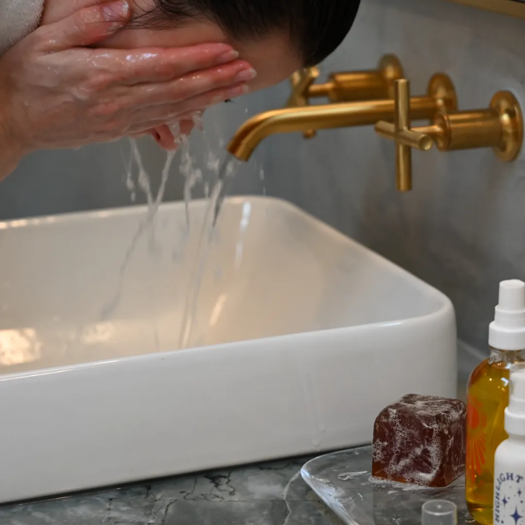 Rejuvenating Turmeric and Rose Facial Cleansing Bar