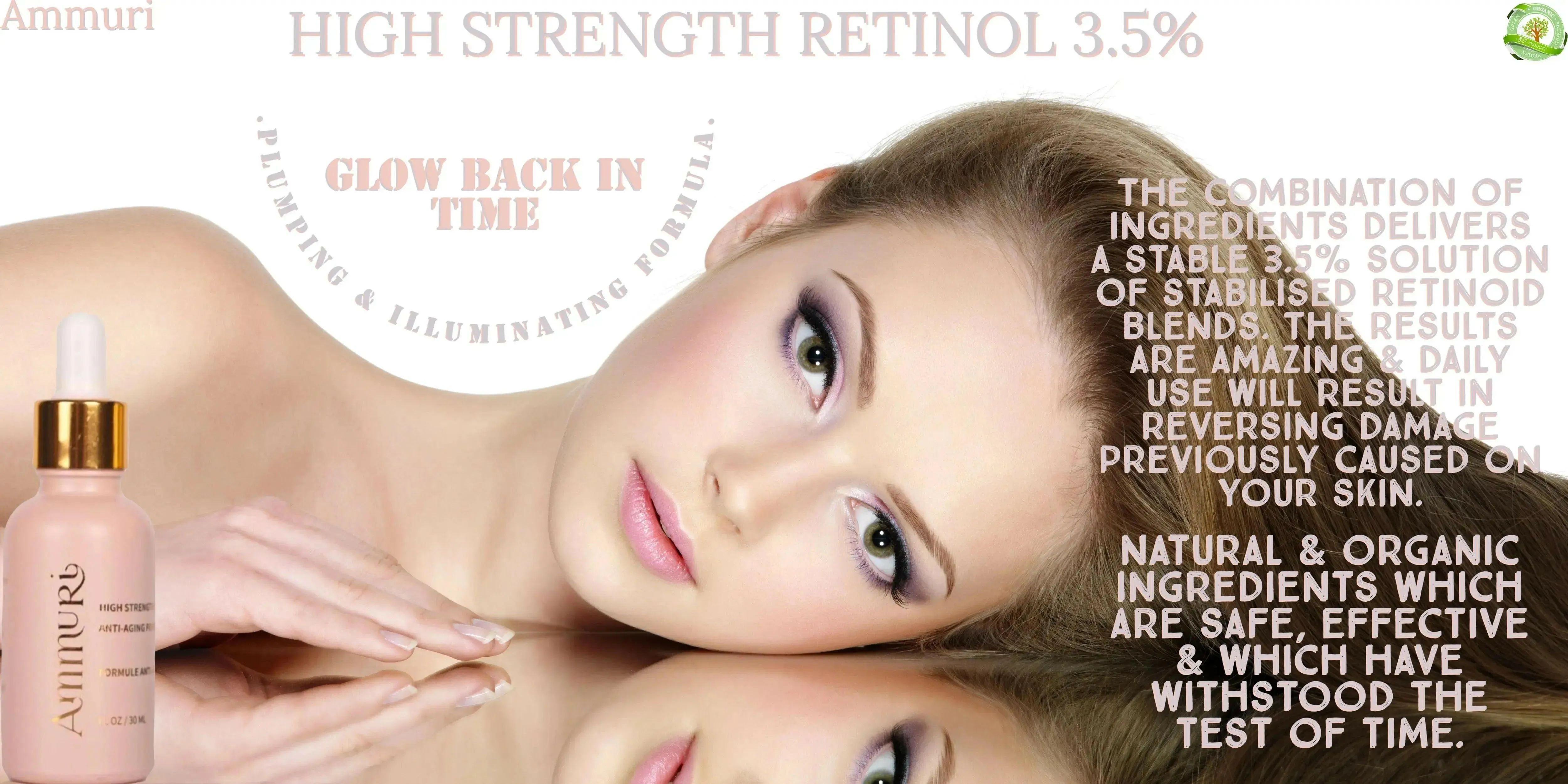 Retinol Serum 3.5% Retinol Anti Aging Face Serum