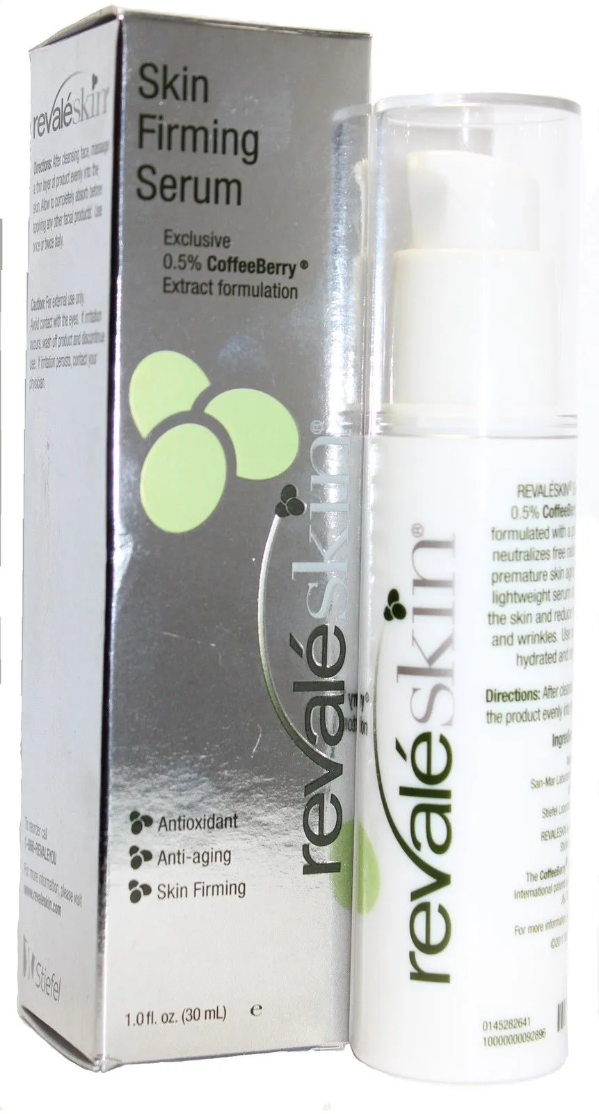 Revaleskin Skin Firming Serum With 0.5% CoffeeBerry Extract 30ml New In Box