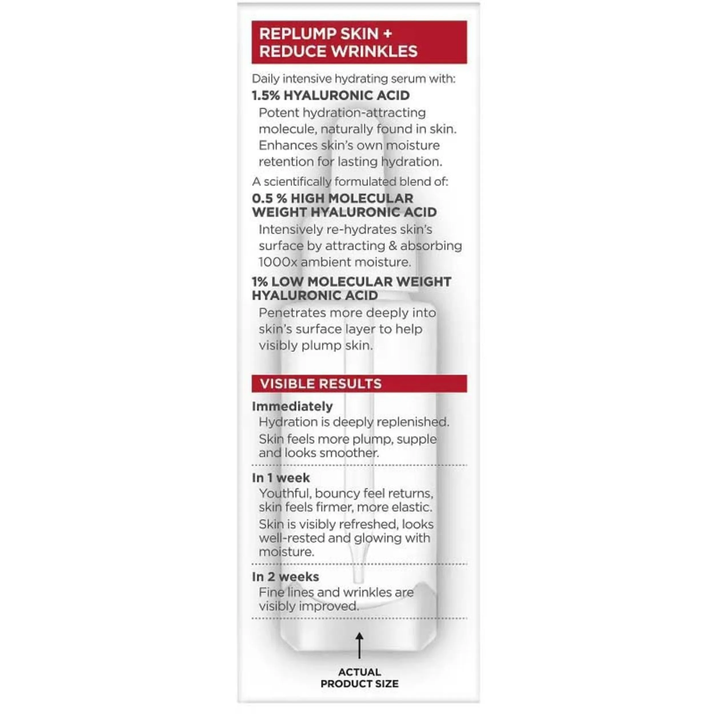 Revitalift Derm Intensives 1.5% Pure Hyaluronic Acid Serum