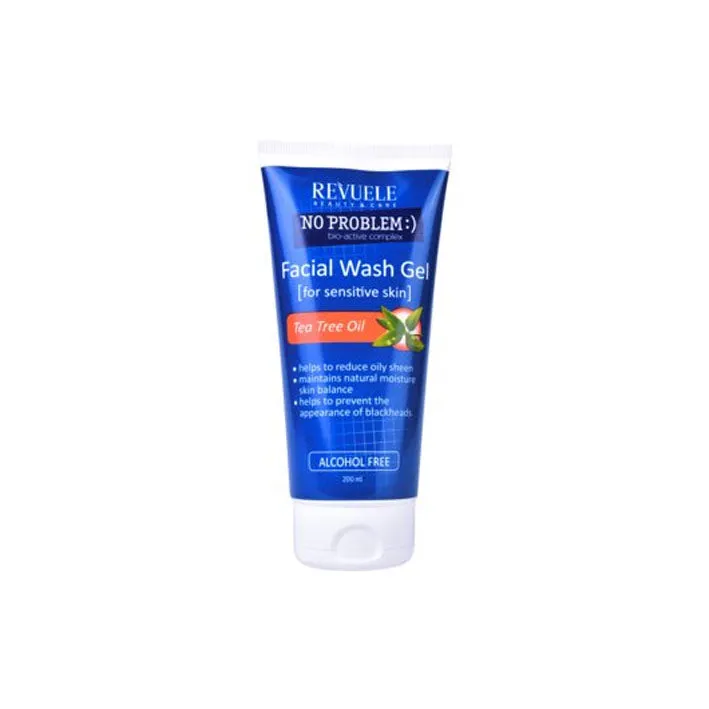 Revuele No Problem Facial Wash Gel for sensitive skin Tea Tree Oil 200 ml