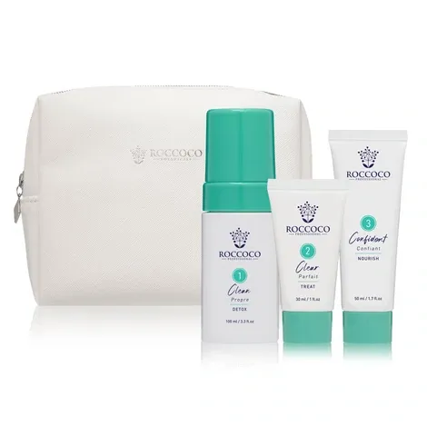 Roccoco Botanicals CLEAN CLEAR CONFIDENT Teen Acne Kit