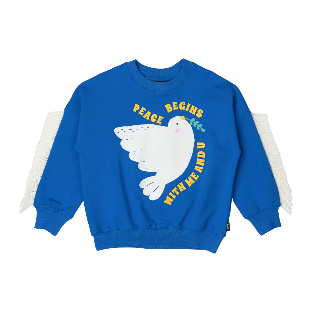 ROCK YOUR BABY - PEACE DOVE SWEATSHIRT