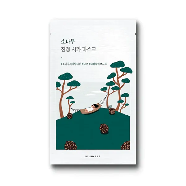 Round Lab Pine Calming Cica Sheet Mask