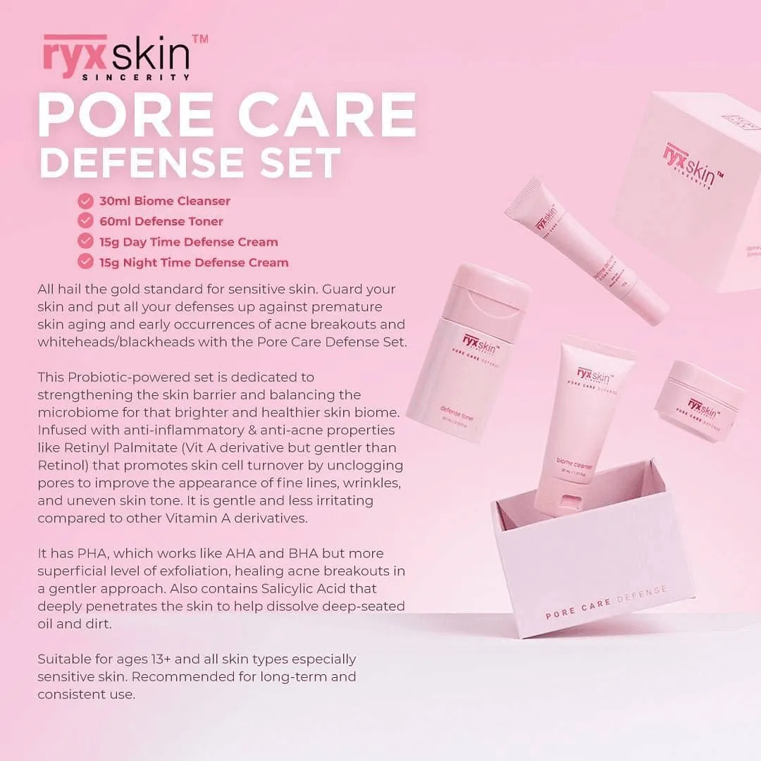 RyxSkin Sincerity Pore Care Defense Kit