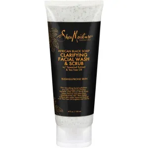 SheaMoisture - African Black Soap - Clarifying Facial Wash & Scrub (4 oz.)