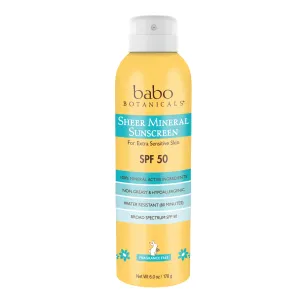 Sheer Mineral Sunscreen Spray - SPF 50