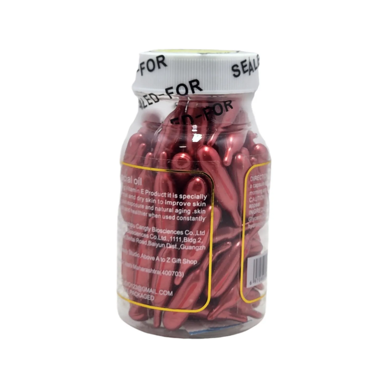 Shills Professional Vitamin E Facial Oil Capsules 24g (Red)
