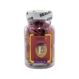 Shills Professional Vitamin E Facial Oil Capsules 24g (Red)