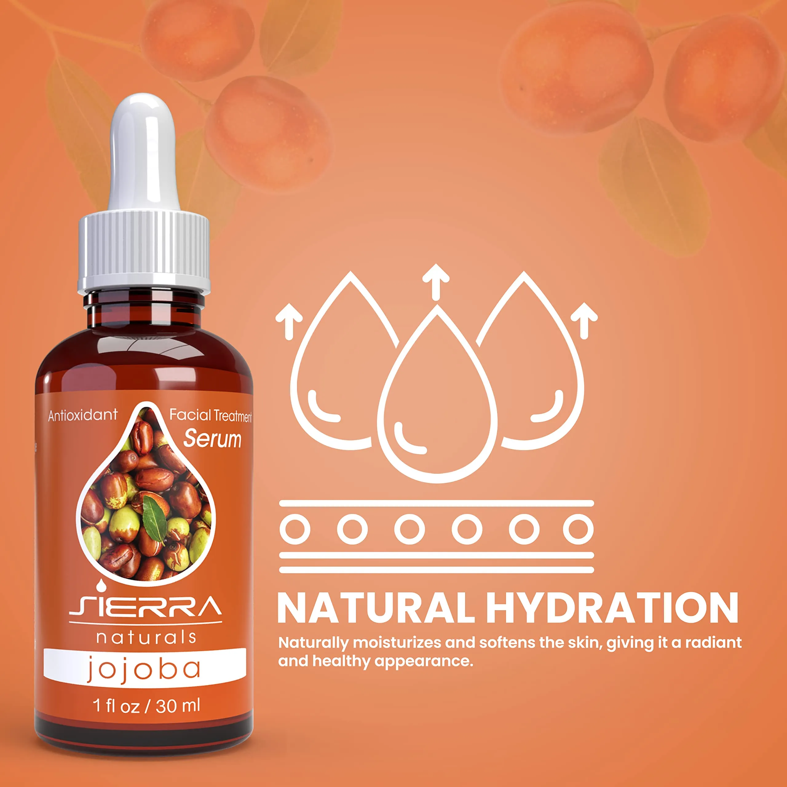 Sierra Naturals Jojoba Oil Face Treatment Serum