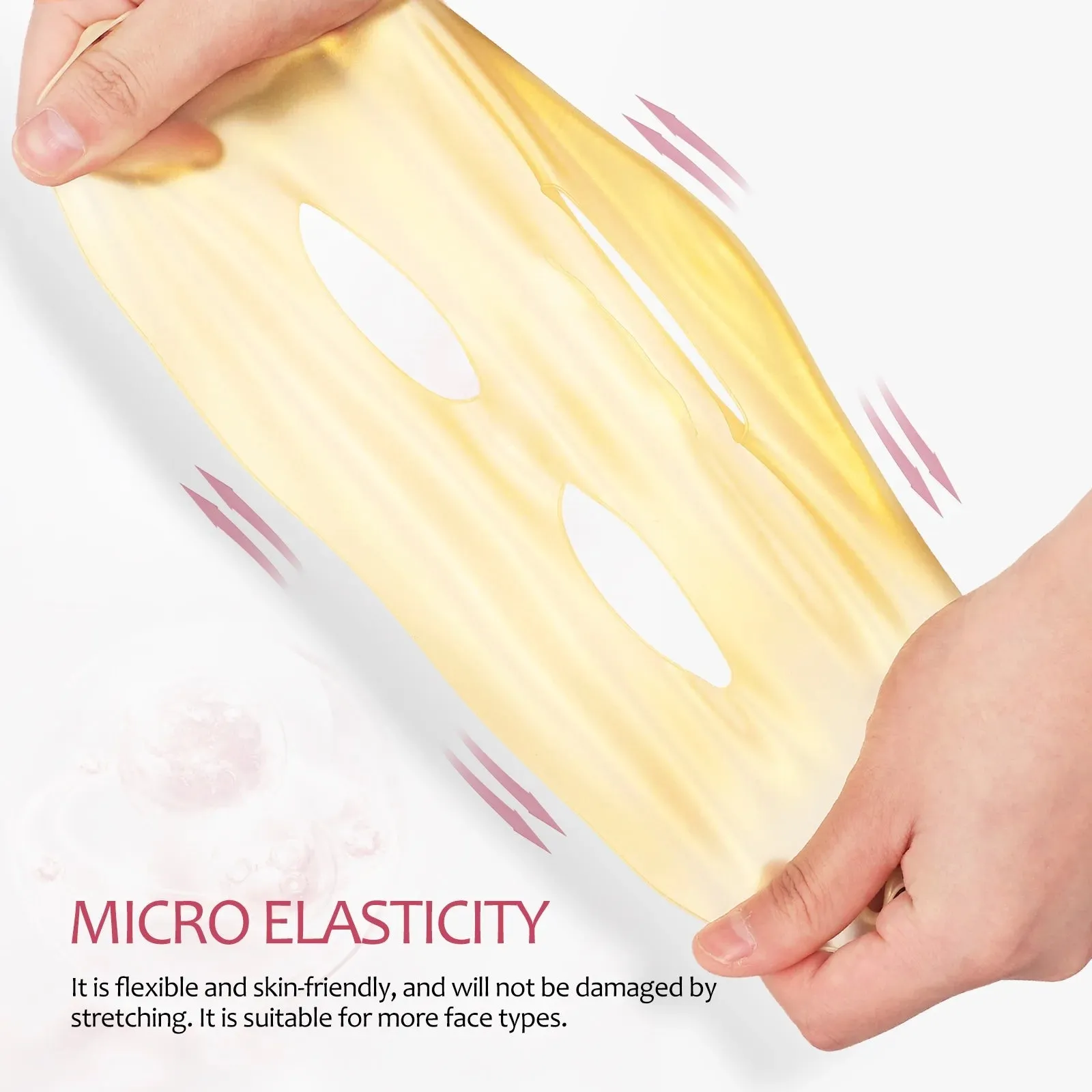 Silicone Face Mask Covers (3-Pack) - Reusable Moisturizing Beauty Mask Covers