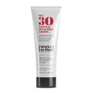 Simple As That Natural & Vegan Sunscreen Lotion SPF 30 