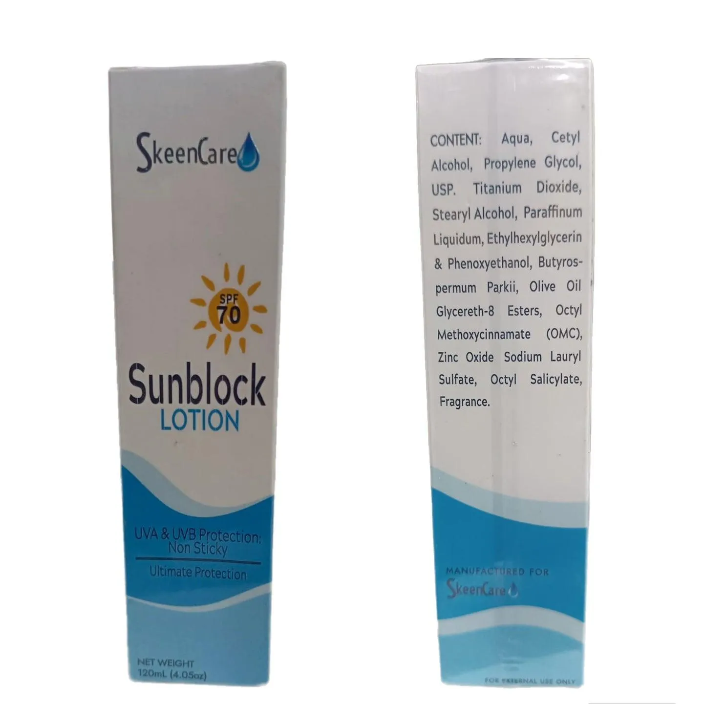 Skeen Care Sunblock Lotion SPF 70 - 120ml