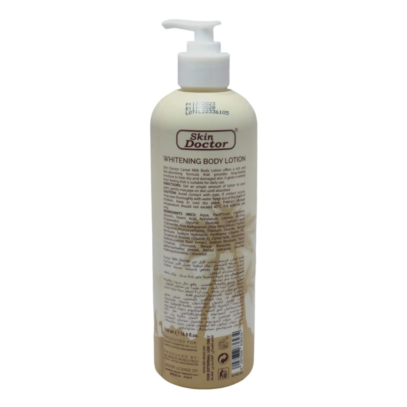 Skin Doctor Camel Milk Body Lotion 500ml