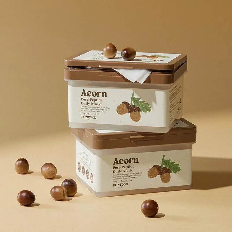 [SKINFOOD] Acorn Pore Peptide Daily Mask 270g 30EA