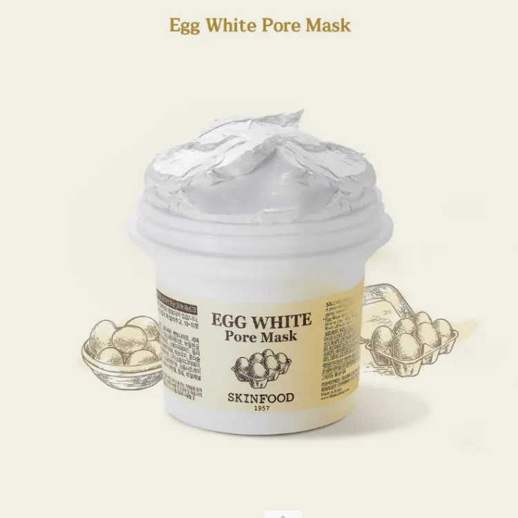 SKINFOOD Egg White Pore Mask; 4.23oz / 120g