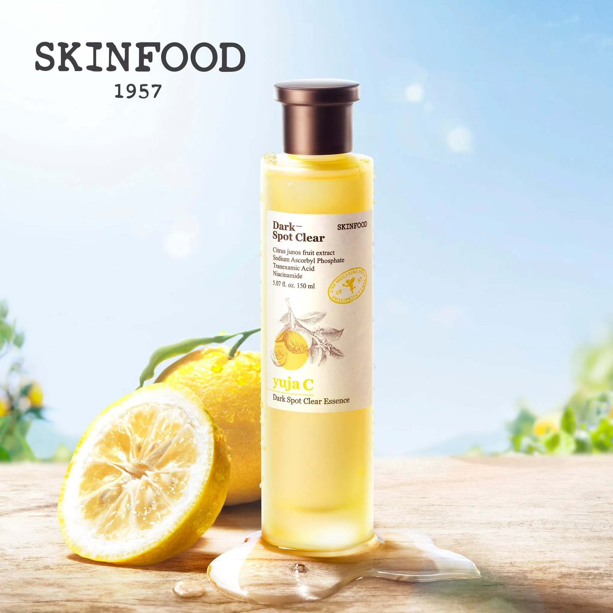 SKINFOOD Yuja C Dark Spot Clear Essence اسنس اليوجا