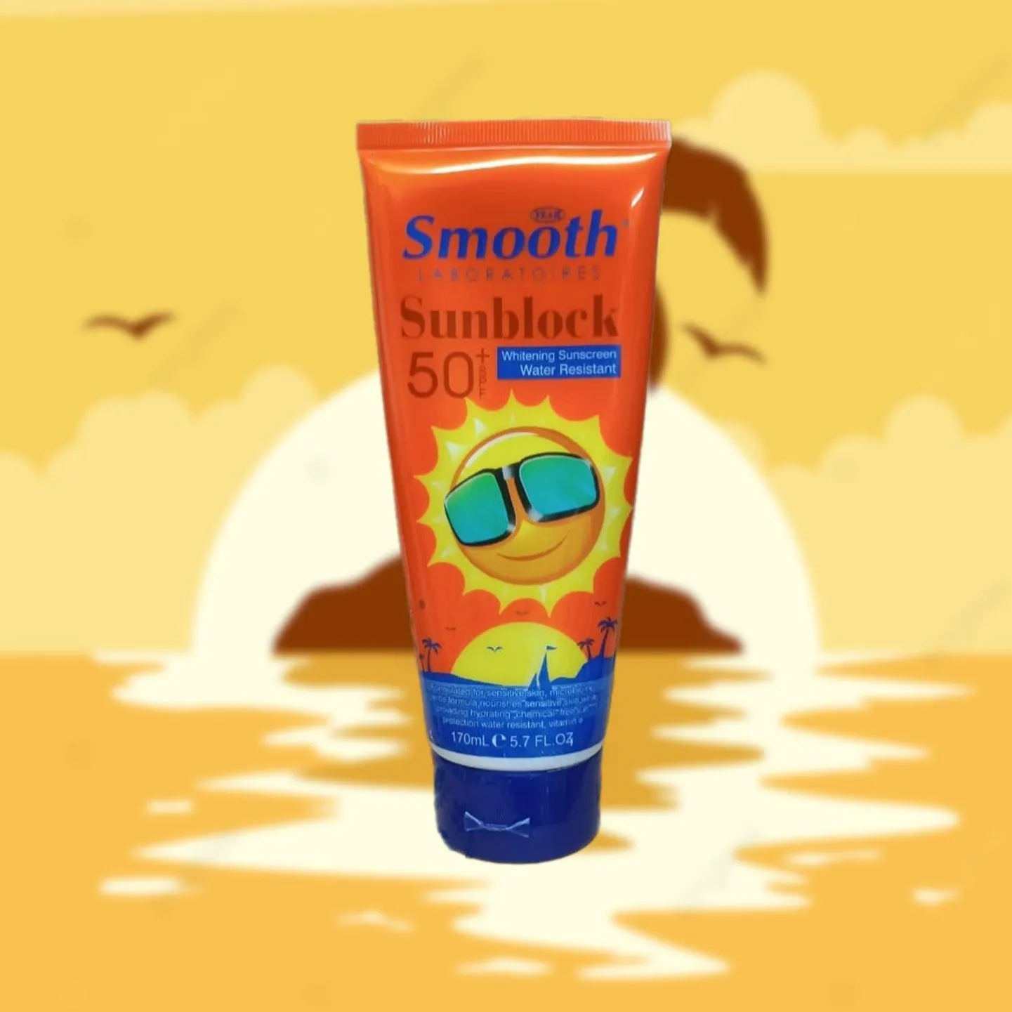 Smooth Sunblock Whitening Sunscreen SPF 50 - 170ml