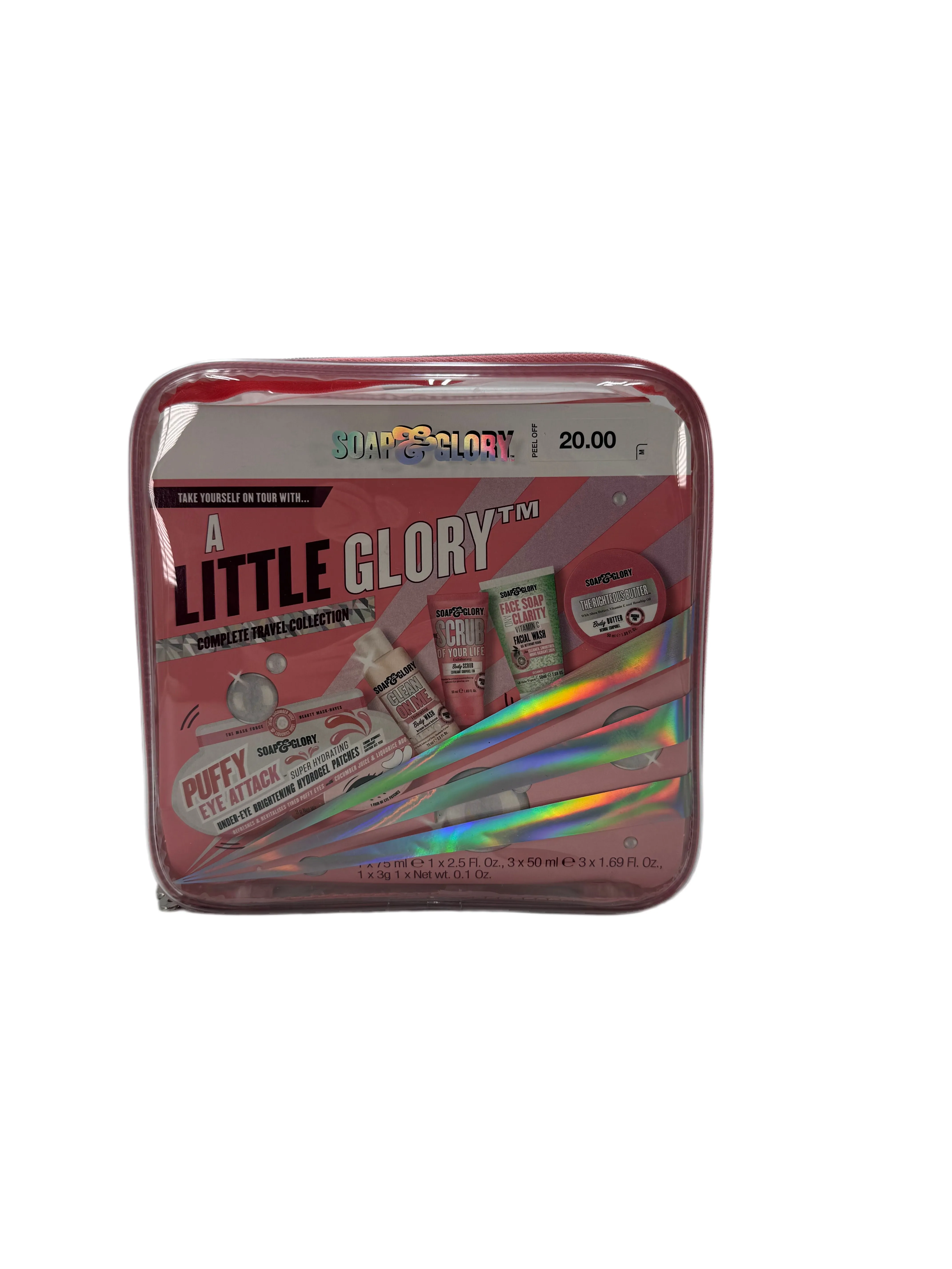 Soap and Glory A Little Glory Travel Kit.  Case of 3 kits.