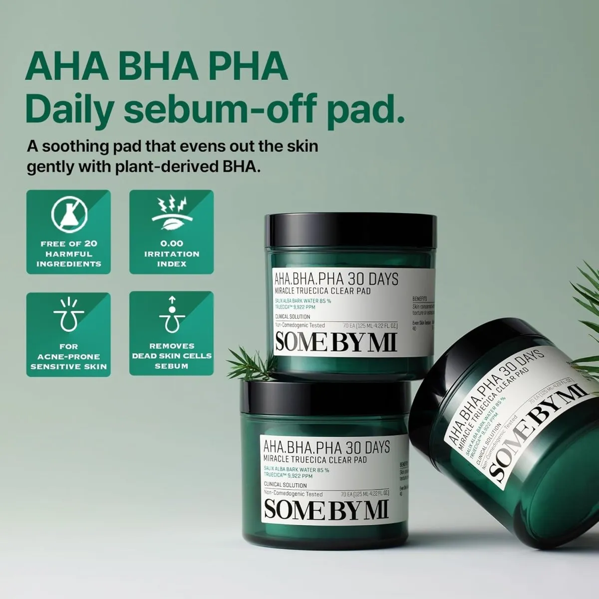 SOME BY MI AHA BHA PHA 30 Days Miracle Truecica Clear Pad 70 Pads