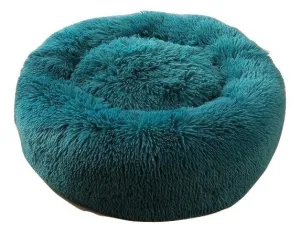 Soothing Calming Donut Pet Bed in Emerald