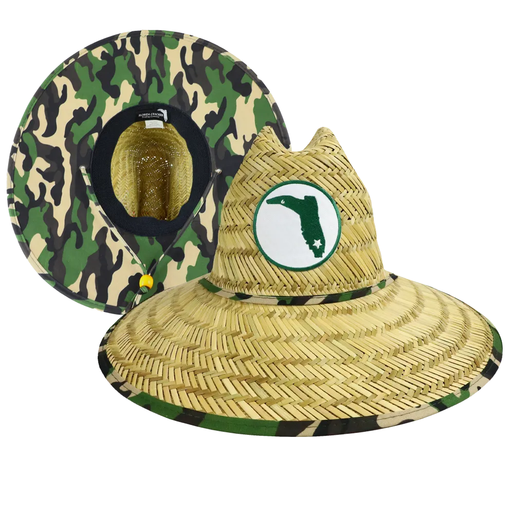 STRAW HAT - CAMO UNDER