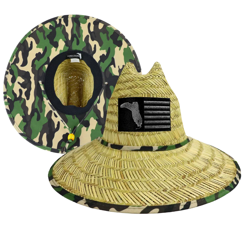 STRAW HAT - CAMO UNDER