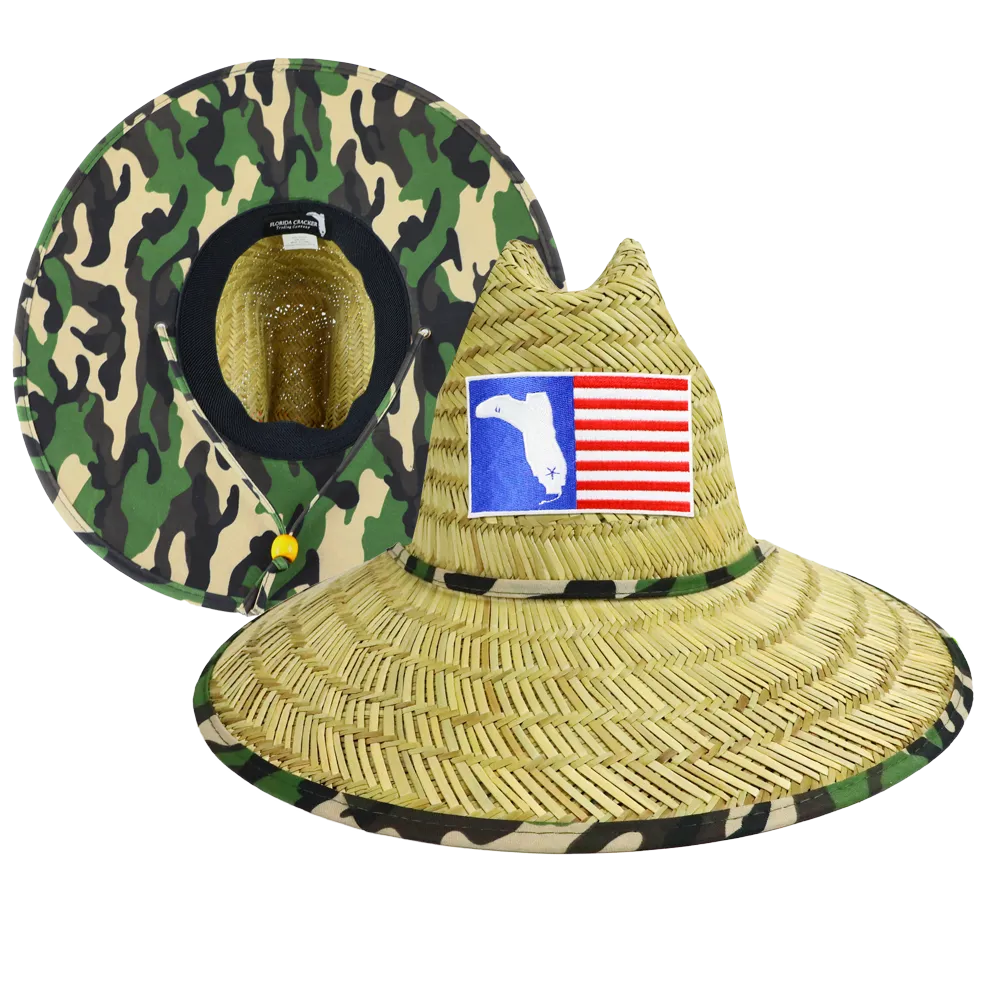 STRAW HAT - CAMO UNDER