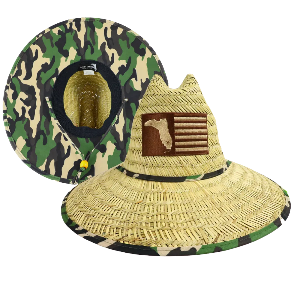 STRAW HAT - CAMO UNDER