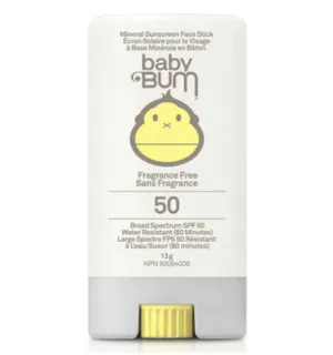 SUN BUM BABY MINERAL SUNSCREEN FACE STICK