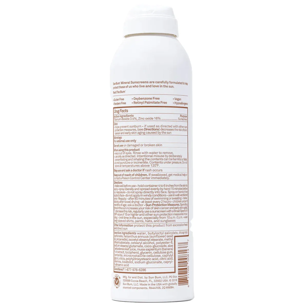 Sun Bum Mineral Sunscreen Spray - SPF 50