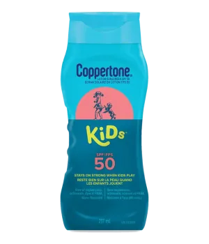Sunscreen - Coppertone Kids® Lotion SPF 50 237 mL, 000042417378