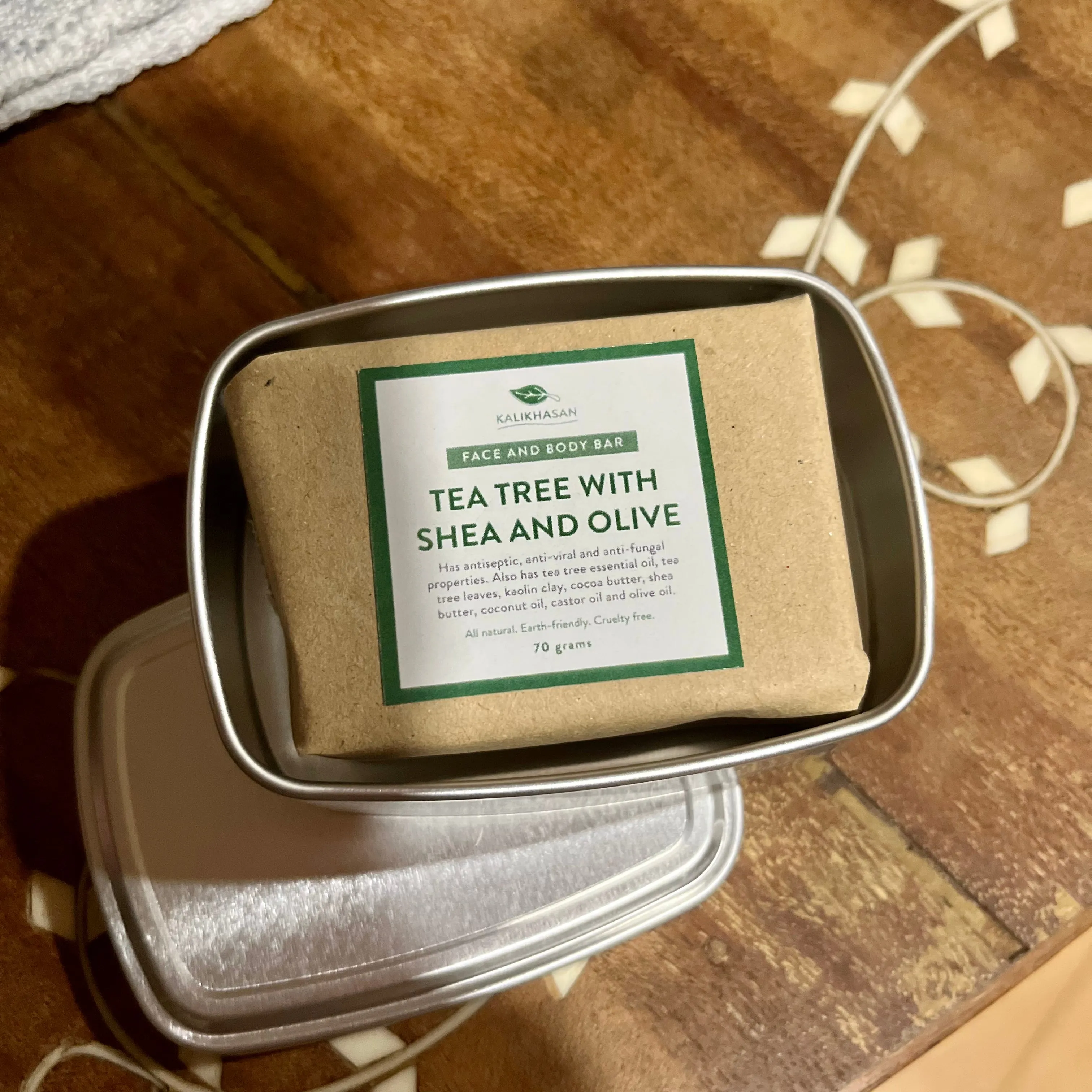 Tea Tree Facial Bar with Shea and Olive