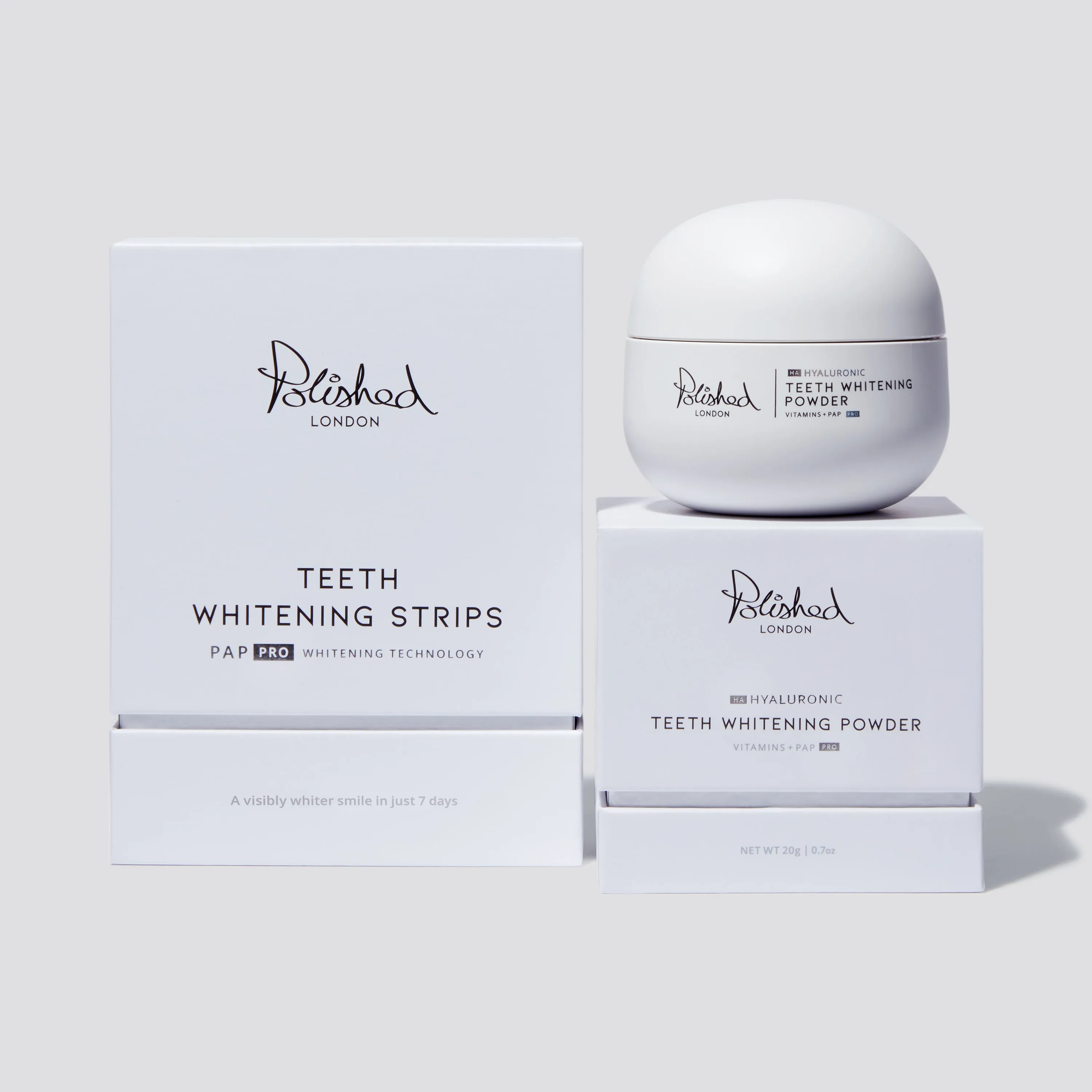 Teeth Whitening Powder & Strips Bundle
