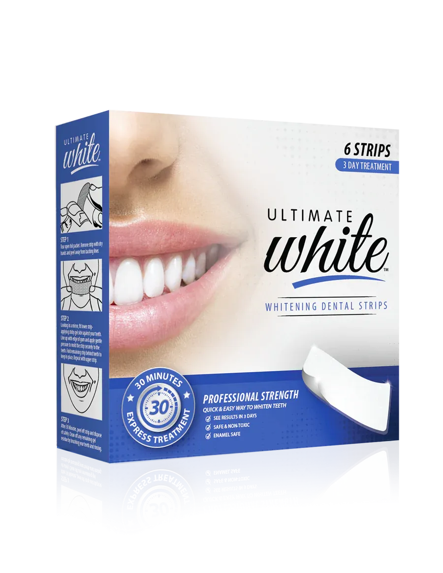 Teeth Whitening Strips (2 Shades lighter guaranteed!)
