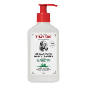 Thayers pH Balancing Gentle Face Wash with Aloe Vera and Hyaluronic Acid, 8oz