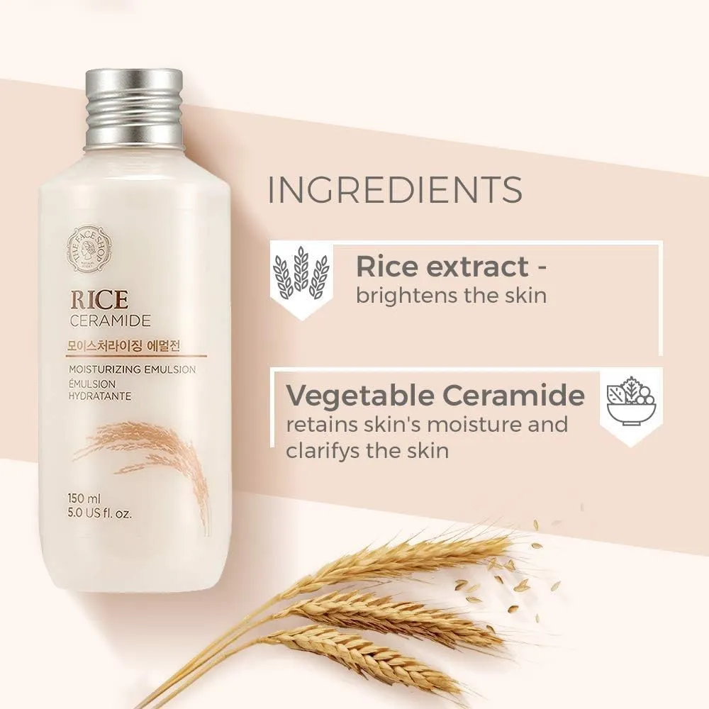 THE FACE SHOP Rice & Ceramide Moisturizing Emulsion