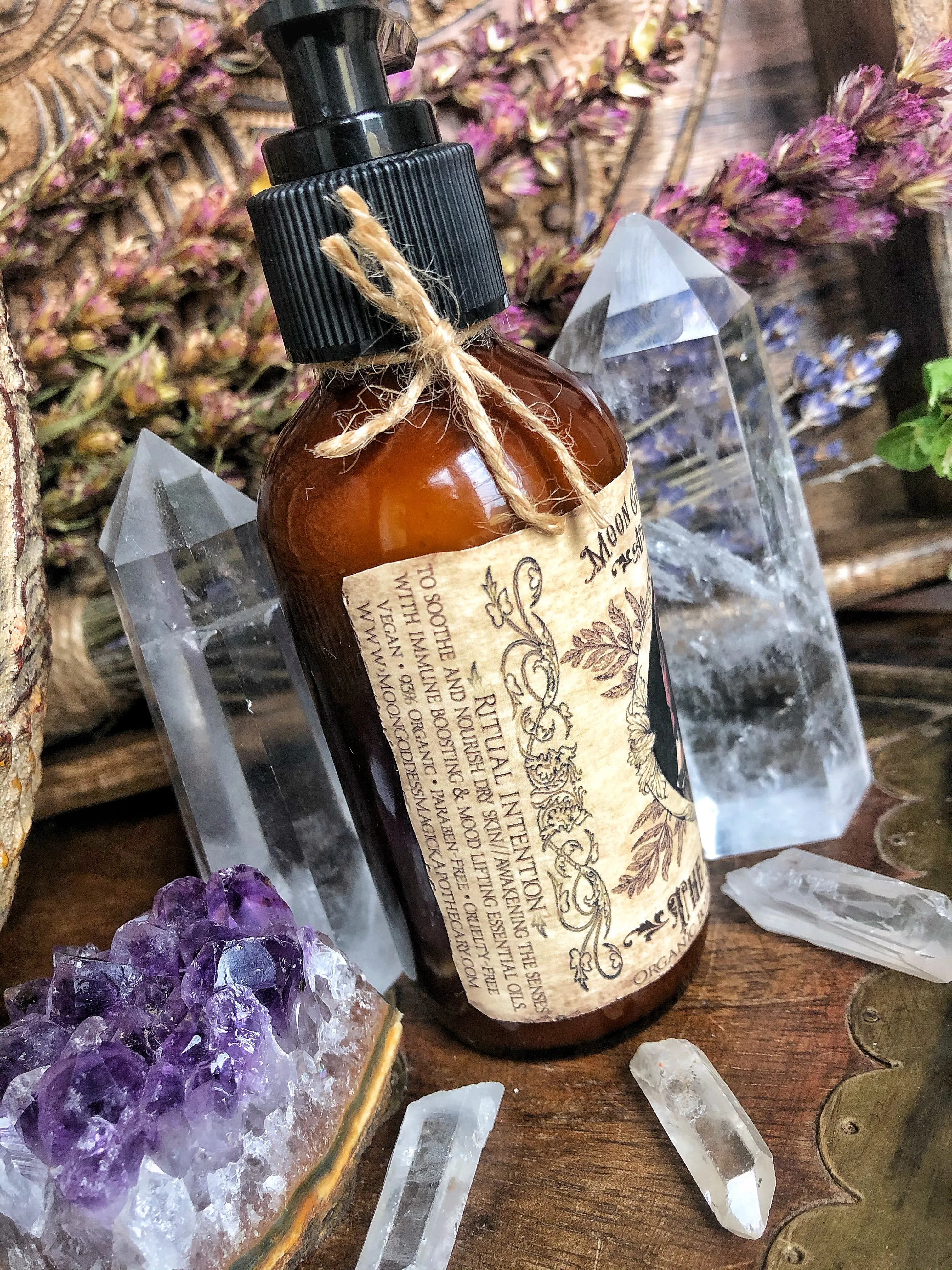 The Healer /// Organic Botanical Body Lotion /// 4oz /// Plant Extracts and Essential Oils /// Immune Boosting