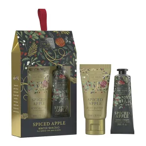 The Scottish Fine Soap Co Spiced Apple Winter Skin Care Duo