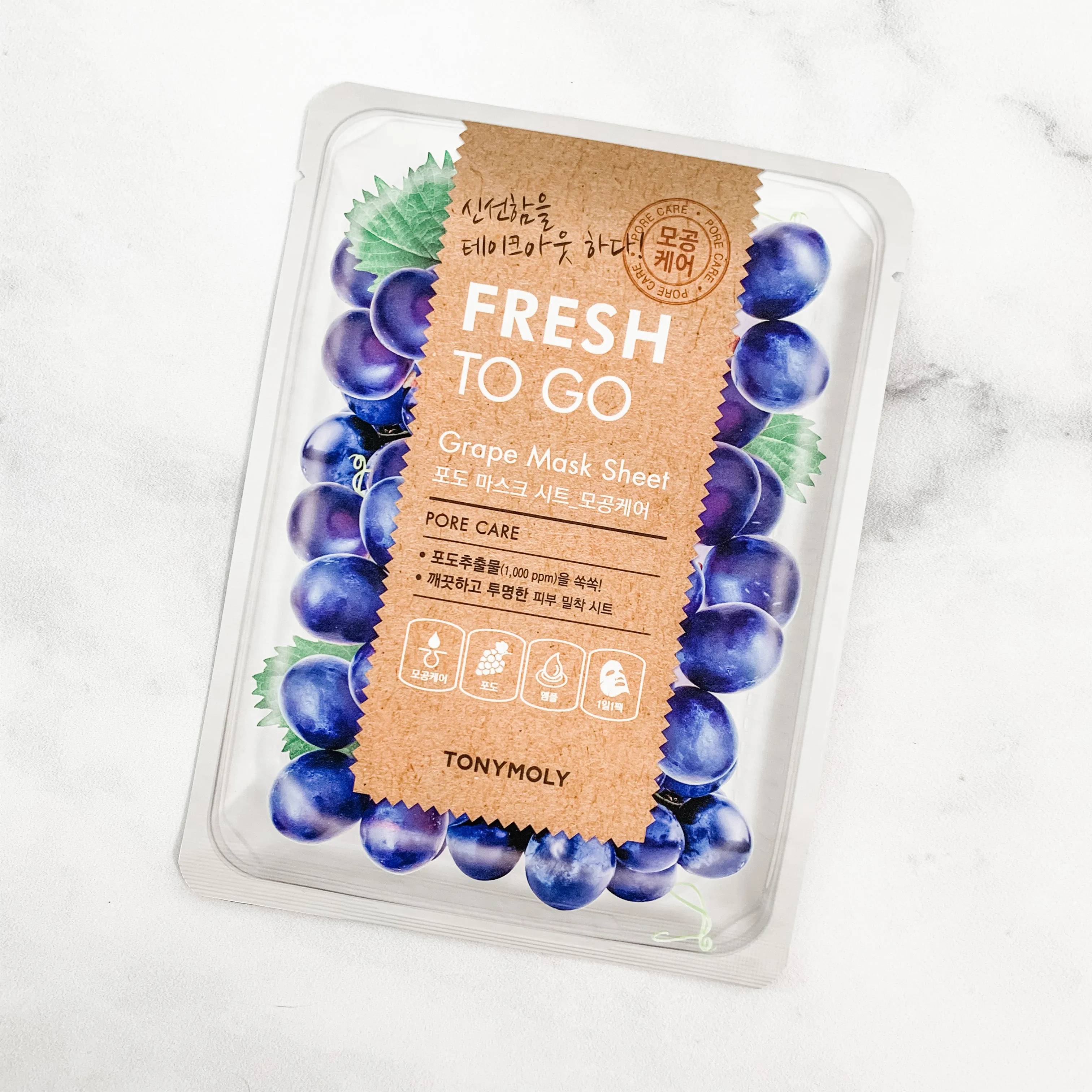 TONY MOLY FRESH TO GO MASK SHEET (VARIOUS)