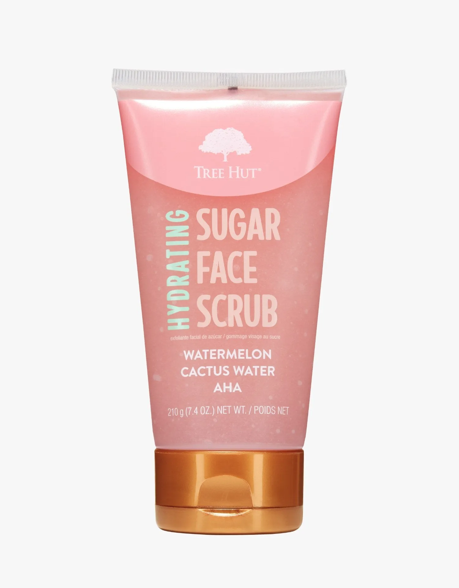 TREE HUT Hydrating Sugar Face Scrub Watermelon Cactus Water AHA سكراب البشرة بالبطيخ
