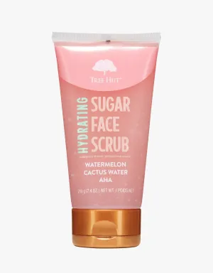 TREE HUT Hydrating Sugar Face Scrub Watermelon Cactus Water AHA سكراب البشرة بالبطيخ
