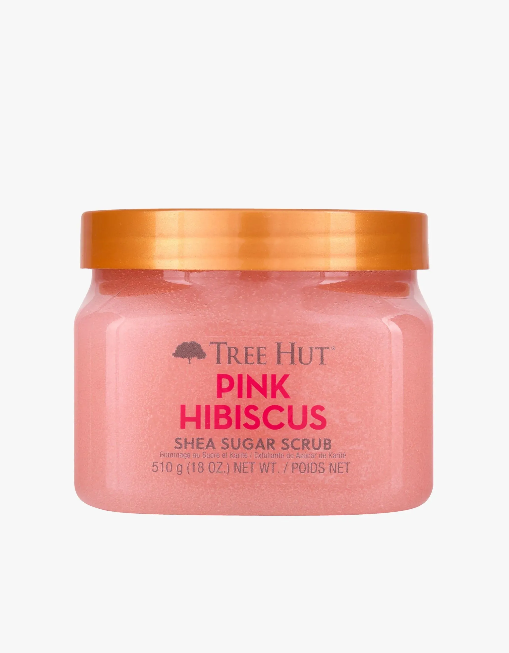 TREE HUT Pink Hibiscus Shea Sugar Scrub سكراب الجسم بالكركديه الوردي والطحالب الحمراء