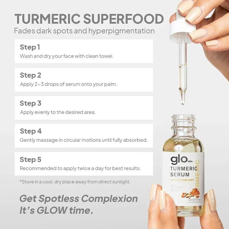 Turmeric Spot Corrector Serum (30ML) ✅Dermatologist Tested