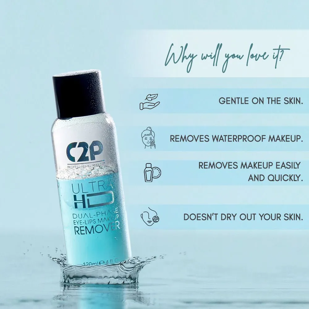 ULTRA HD DUAL PHASE EYE & LIP MAKEUP REMOVER (120 ml)