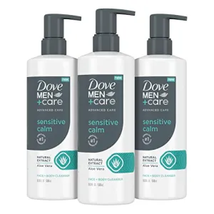 UPDATE: DEAD ❗ DOVE MEN   CARE Advanced Care Face   Body Cleanser Sensitive Calm 3 Count for Sensitive Skin Body Wash with Natural Extract Aloe Vera 16.9 oz