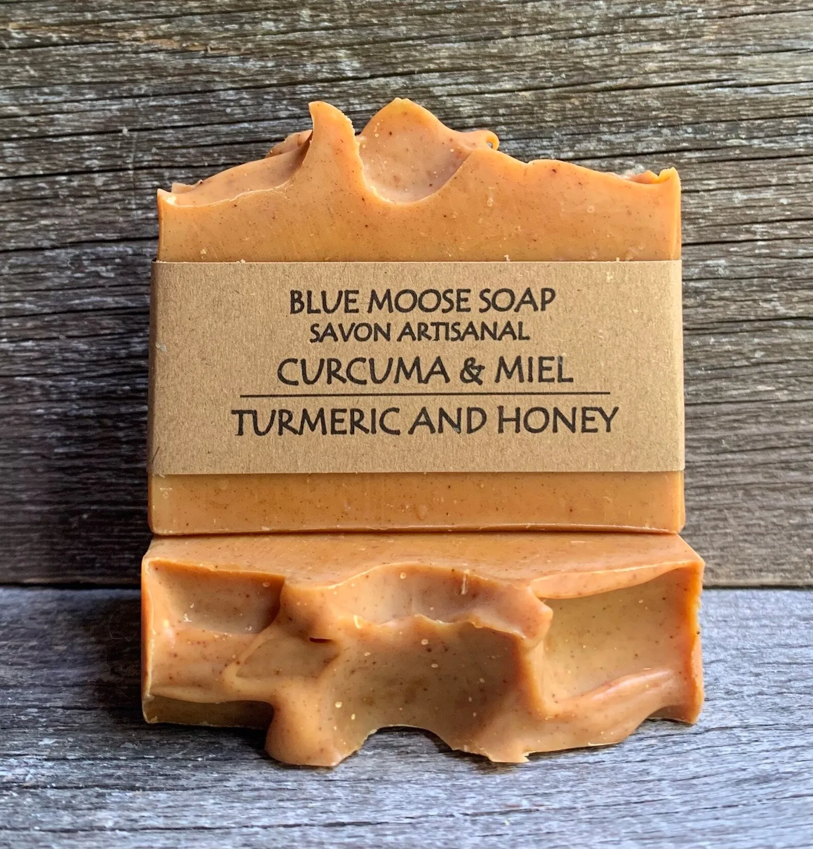 Vegan Bar Soap - Turmeric & Honey Soap - Natural Soap - Solid Soap Bars - Bath and Body Care