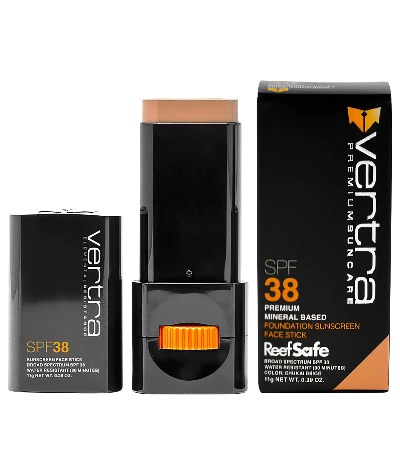 Vertra | Mineral Based Foundation Sunscreen | Color Tinted Face Stick | SPF 38