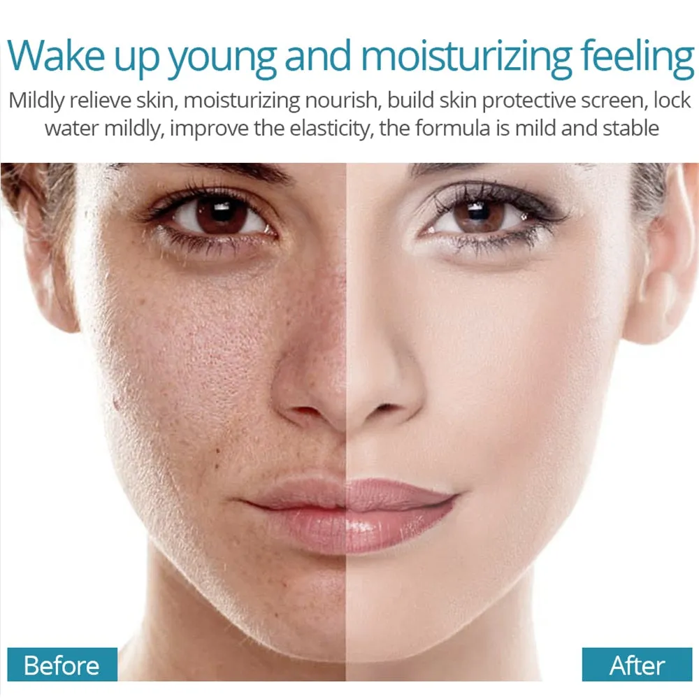 VIBRANT GLAMOUR Hyaluronic Acid Face Serum Moisturizing Whitening Essence Shrink Pore  Face Cream Anti-aging Dry skin Care New
